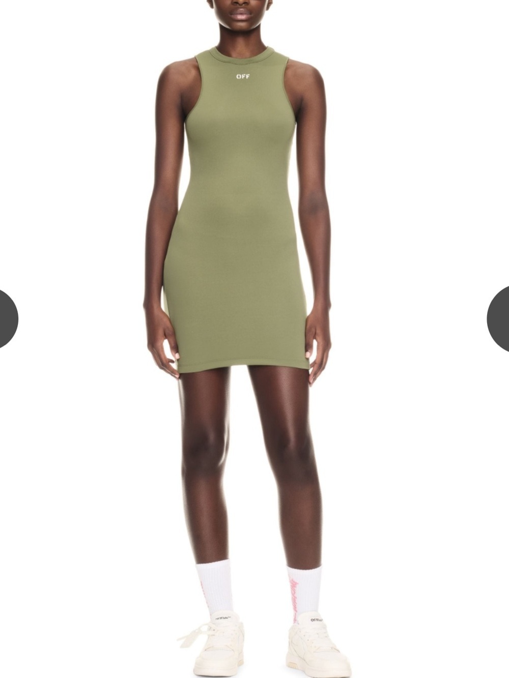 Off-White Virgil Abloh Sleek Rowing Dress